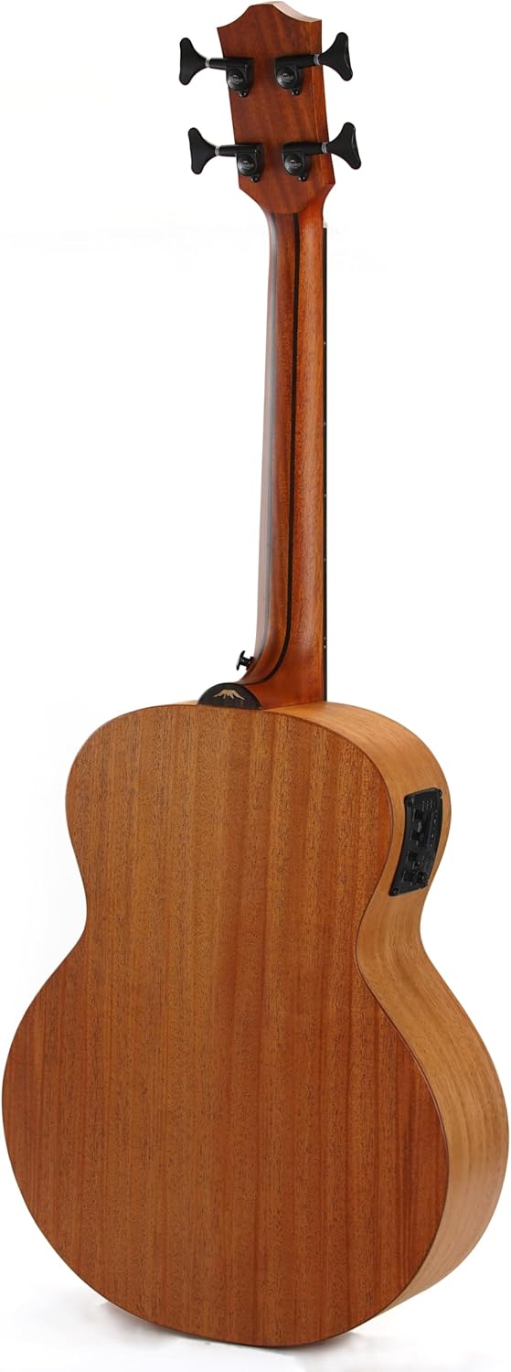 Bromo BAT 8E SG Solid Top Dreadnought Acoustic Bass Guitar