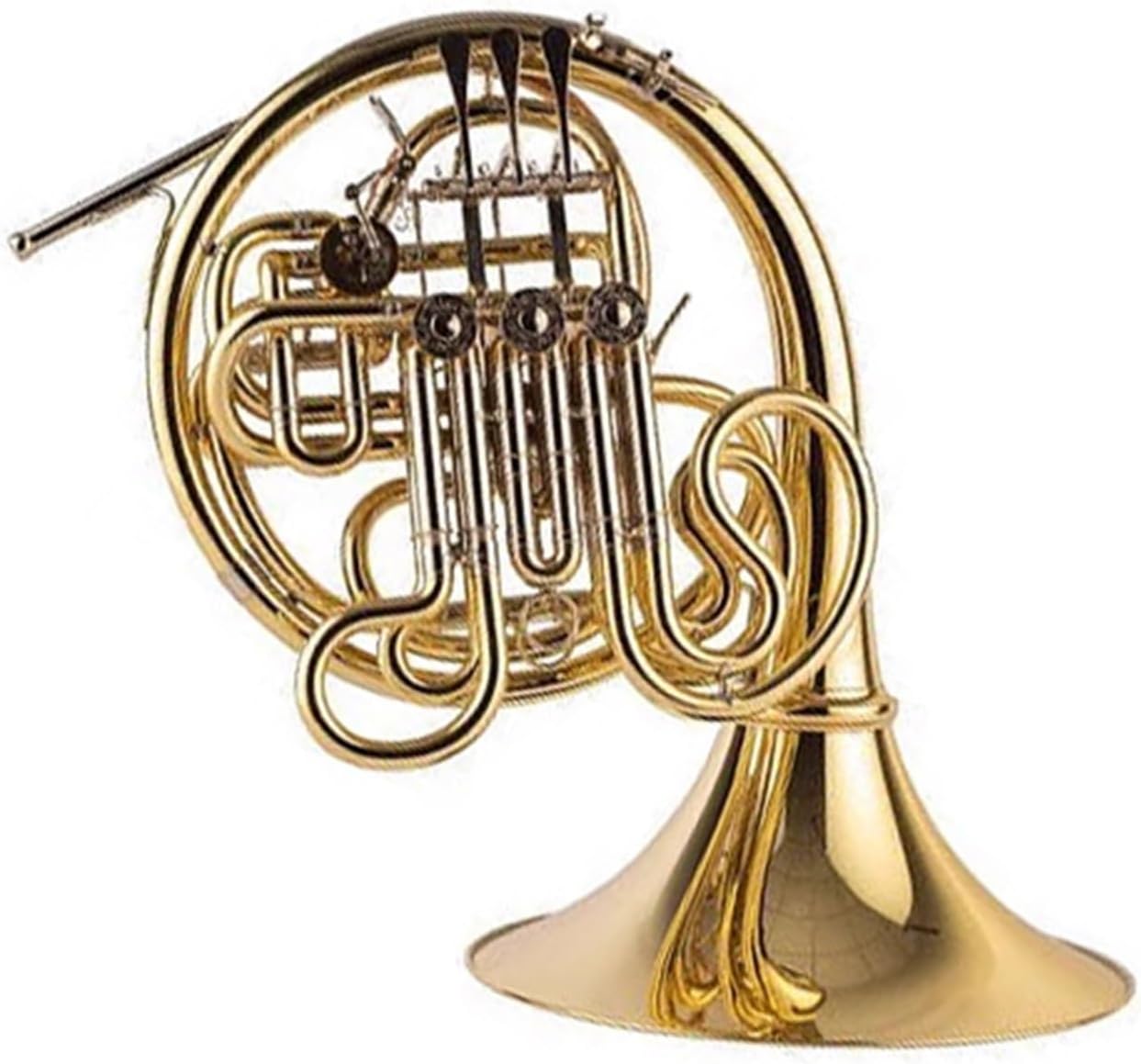 4 Key French Horn Double Row Four Key Horn Instrument B Flat Or F Playing Brass(4)
