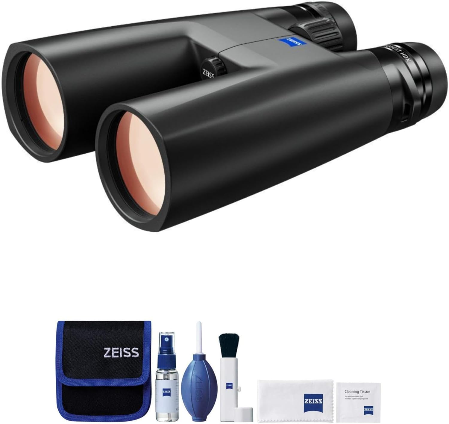 Zeiss Conquest HDX 15x56 Binocular with Lens Cleaning Kit (Black)