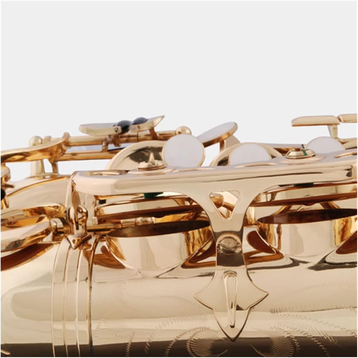 Alto Saxophone Tuba Primary Color Pearl Buckle E-Flat Saxophone/Wind Instrument