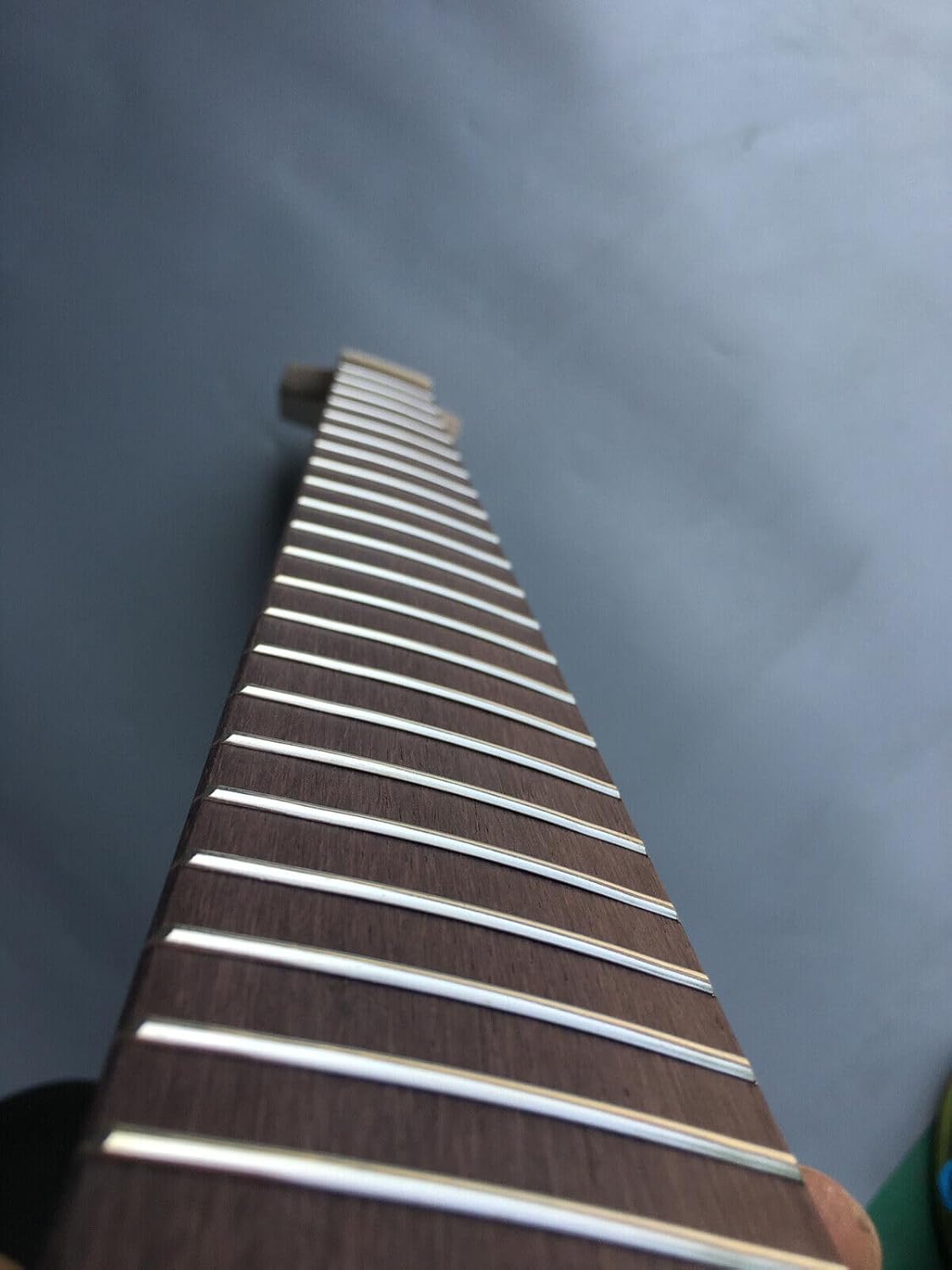 7 String Electric Guitar Neck 22 Fret 24.75inch Maple Rosewood Paddle head Guitar Neck Wide Unfinished guitar parts Replacement (7 String Not inlaid)