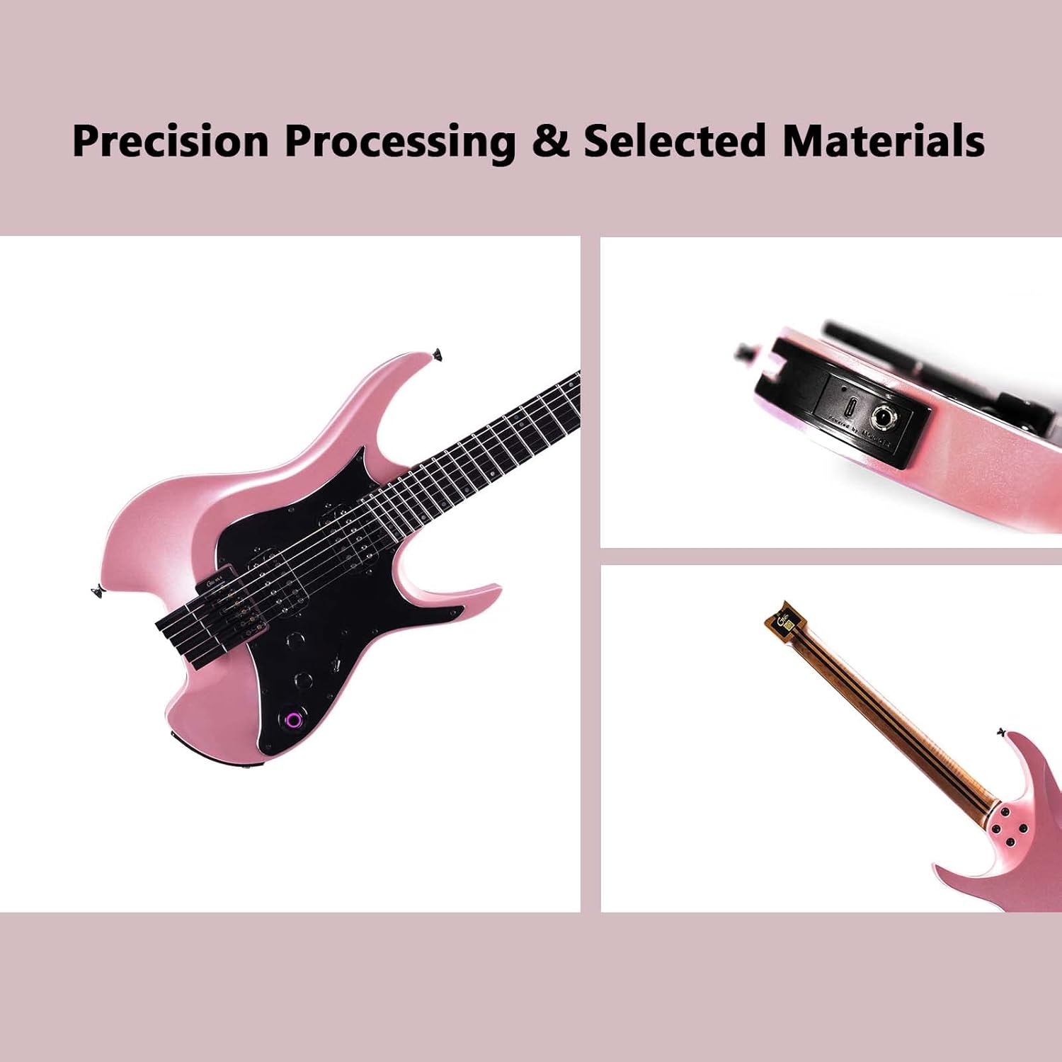 GTRS W800 Professional Electric Guitar Kit with Intelligent Process System and GTRS Wireless Footswitch Controller
