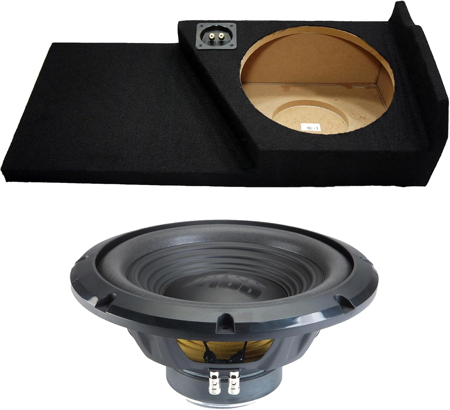 Alpine Compatible with 2014-2018 Chevy Silverado Double Cab Sealed Single 12