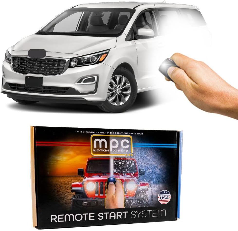 MPC Remote Start Kit Compatible with Kia Sedona 2015-2021 || Plug and Play || Push to Start Only || Push Lock 3X to Start || USA Tech Support