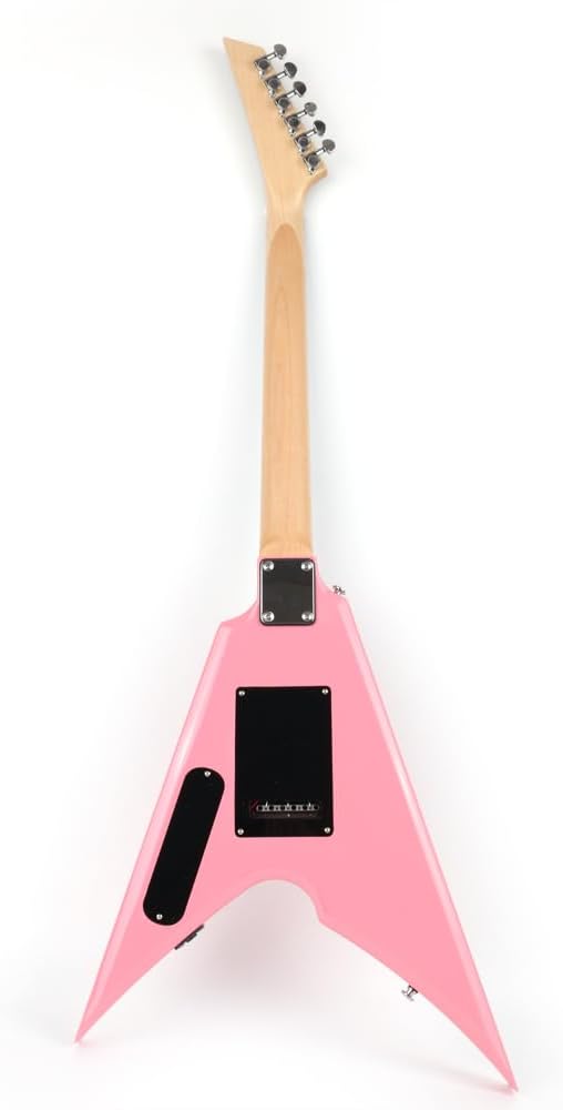 Fojill FHM-602 Solid Body Full Size Canadian Maple Neck Genuine Rosewood Fretboard Fingerboard Mahoghany Body Electric Guitar(FHM-601PK)