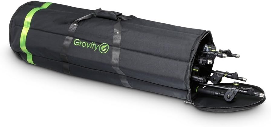 Gravity BGMS 6 B Transport Bag for 6 Microphone Stands (GBGMS6B),Black