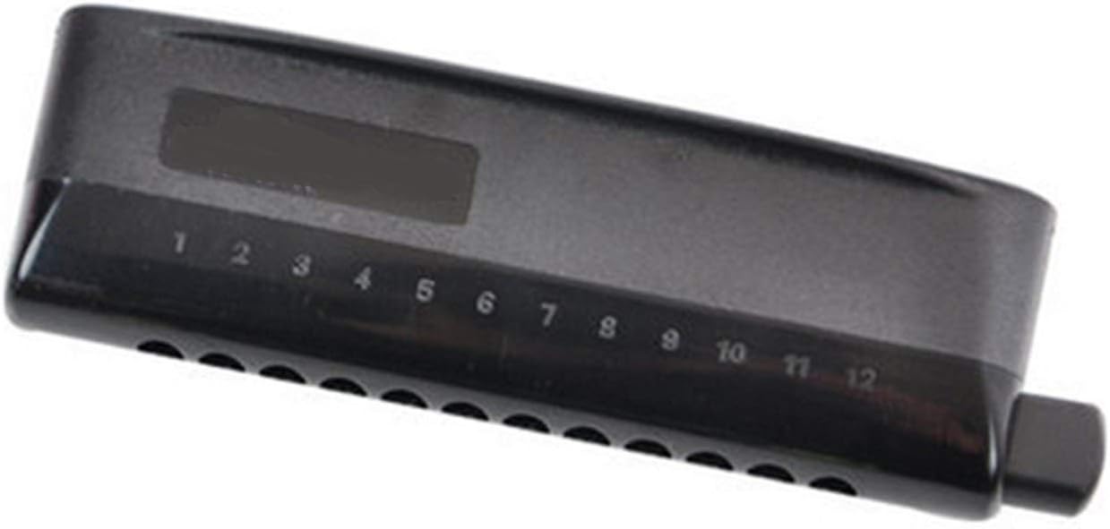 Harmonica 12 Hole Chromatic Harmonica Professional Musical Instrument Mouth Organ Semi-Matte ABS Cover