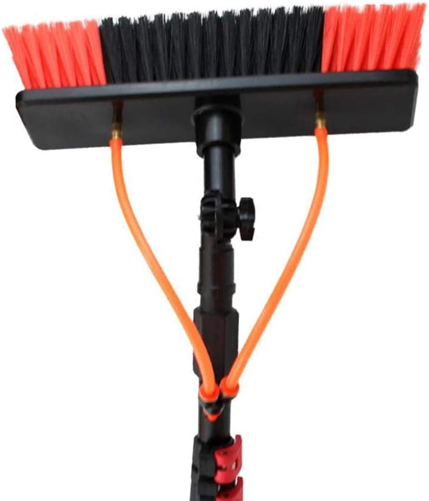 Window Cleaning Brush, Cleaner Kit, Water/Hose Fed Pole, Cleaning Photovoltaic and Solar Panels/30cm Water Brush, 30cm Water Brush, 6M20FT (30cm Water Brush 9M)