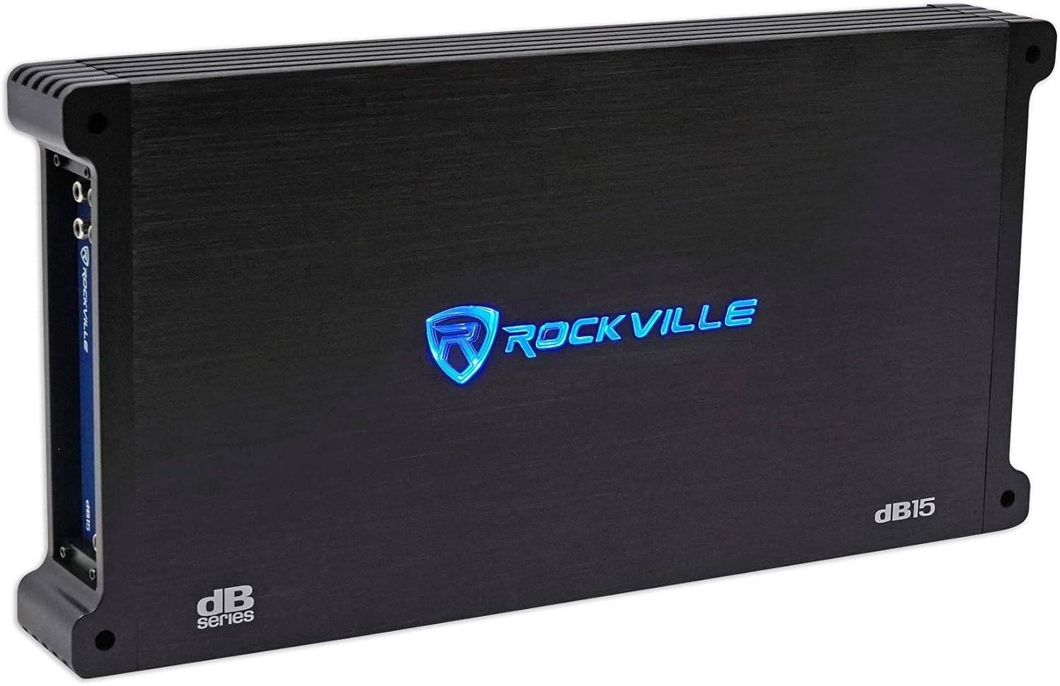 Rockville dB15 Mono Car Amplifier, 6000W, Class-D, Dyno-Certified, Subsonic Filter, EQ, Crossover, Bass Remote, Perfect for Subwoofers, and Car Audio