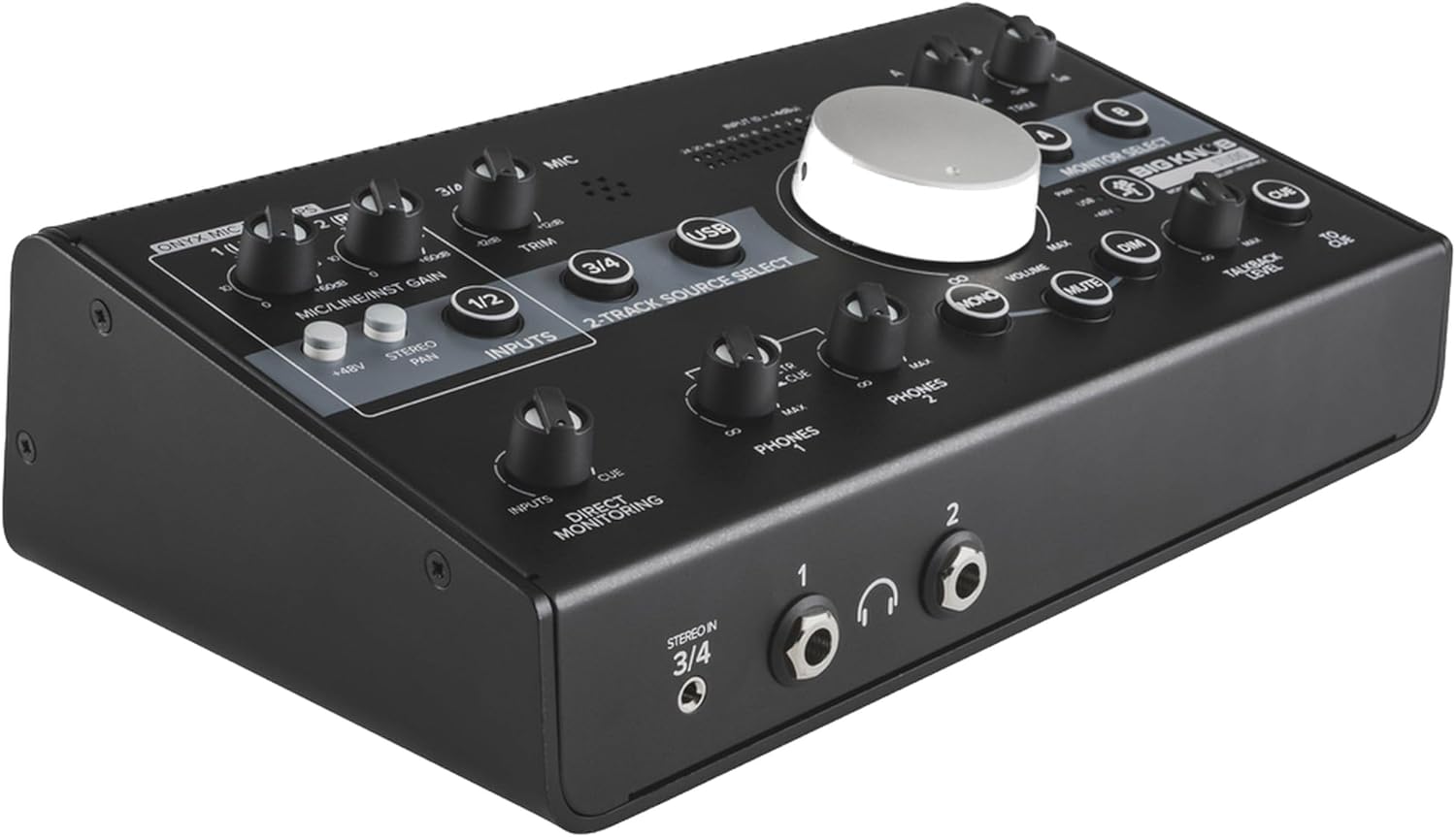 Mackie Big Knob Studio Monitor Controller and Interface with 1 Year EverythingMusic Extended Warranty Free