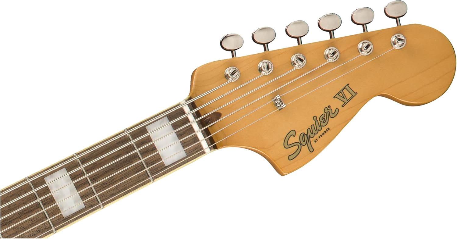 Squier Classic Vibe 6-String Bass VI, Black, Laurel Fingerboard