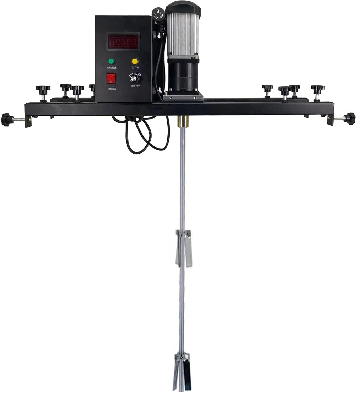 IBC Electric Agitator, 980W Paint Stirring Machine, 72-120cm Adjustable Support Hanger, Stirring Capacity 1000L, Adjustable Speed 0-3000 rpm, for Stirring of Aqueous Solutions, Water-Based