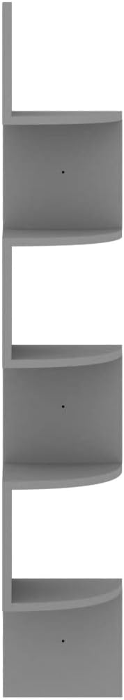 Corner Shelf,Floating Shelves for Wall,Easy-to-Assemble Wall Mount Corner Shelves for Bedrooms and Living Rooms Wall Corner Shelf Gray 7.5