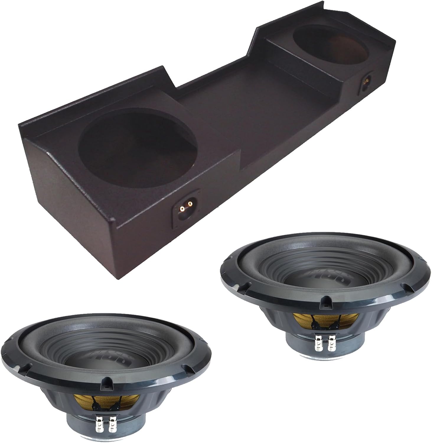 Alpine Compatible with 1999-2006 Chevy Ext Cab Sealed Dual 12