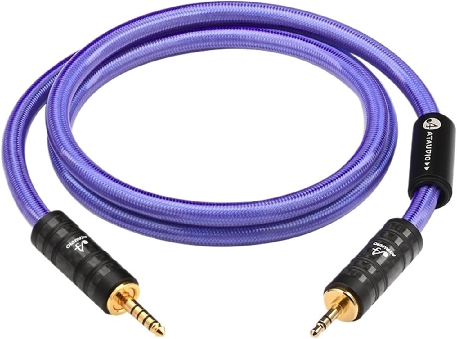 Hi-end Silver Plated HiFi 4.4mm to 3.5mm Audio Cable Balance to Aux Jack Balanced Audio Adapter Cable(5m)