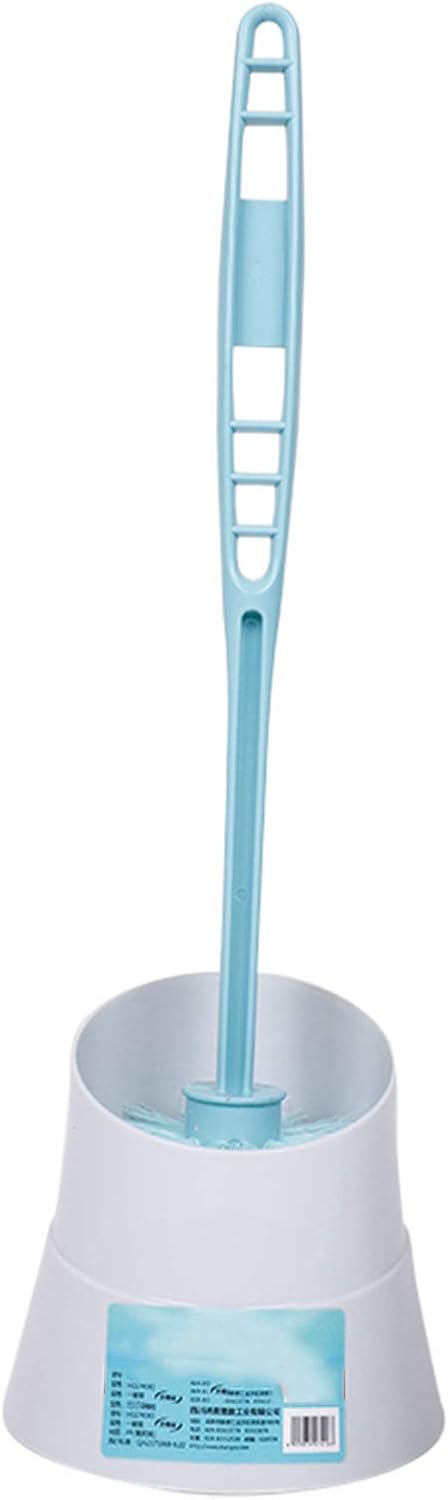 NLIAN- Toilet Brush and Holder Set, for Bathroom PP Bristle No Scratch Toilet Cleaning Brush Toilet Bowl Brush with Holder for Bathroom Storage and Organization