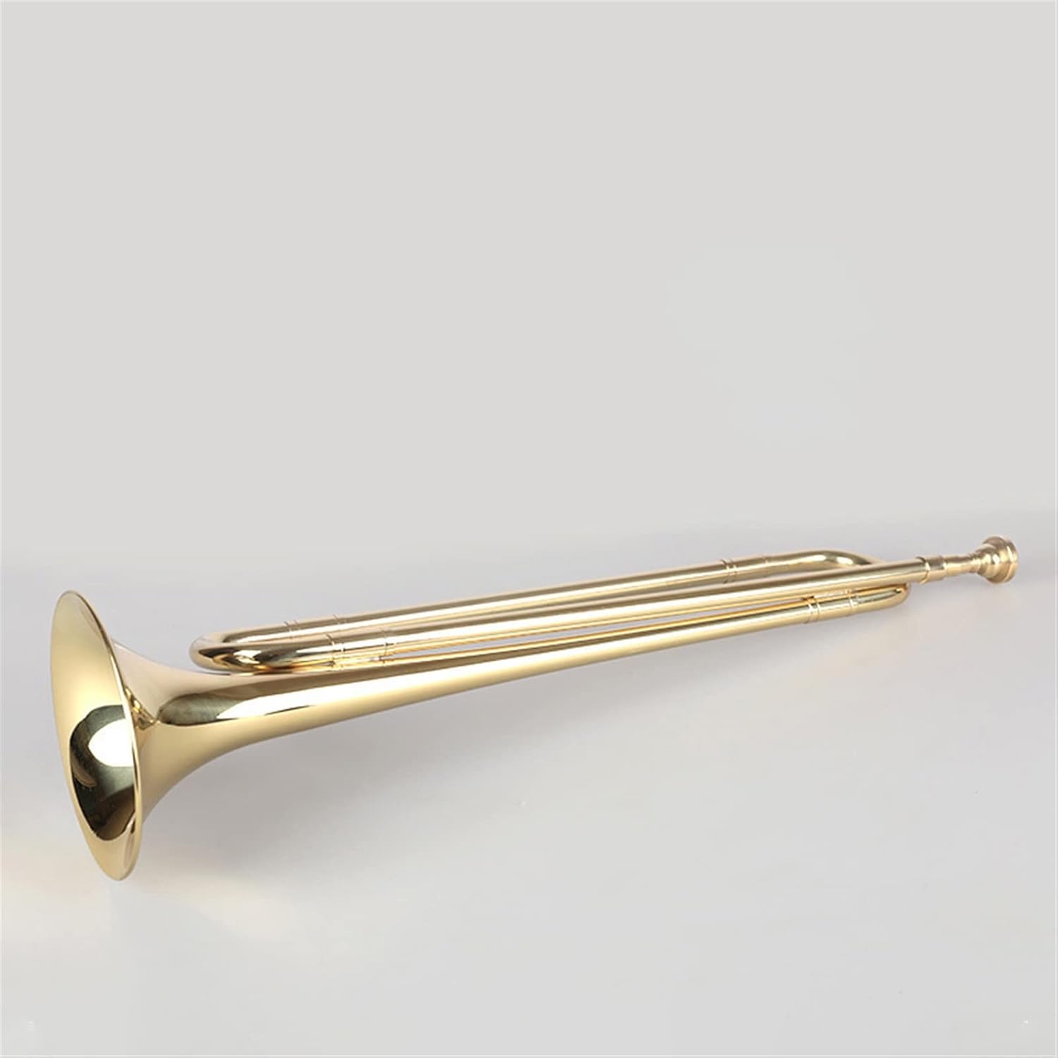 TSTS Horn Battle Trumpet Brass Musical Instrument School Band Cavalry Beginner Military Orchestra Bugle Brass Instrument Bugle Trumpet