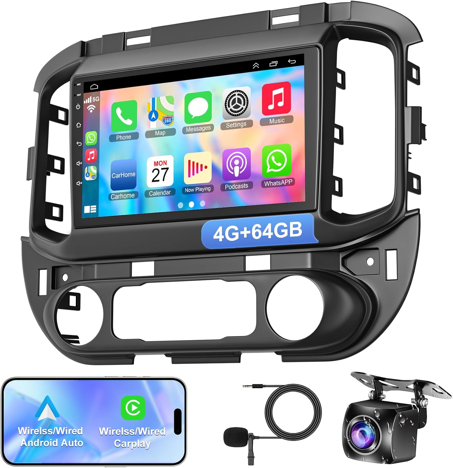 Car Radio for Chevy Colorado & GMC Canyon 2015-2019 Head Unit, 9