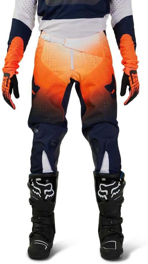 Fox Racing Navy Blue/Orange/White Sz 32 360 Revise Pants