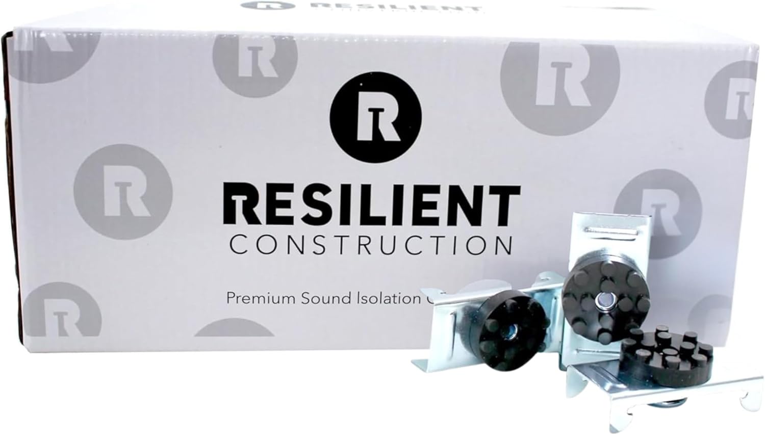 Premium Sound Isolation Clips - Pack of 200 - Ideal for Soundproofing Walls and Ceilings - Decouple Walls and Ceilings - Floating Room - Home, Office, Recording Studio, Apartments (200)