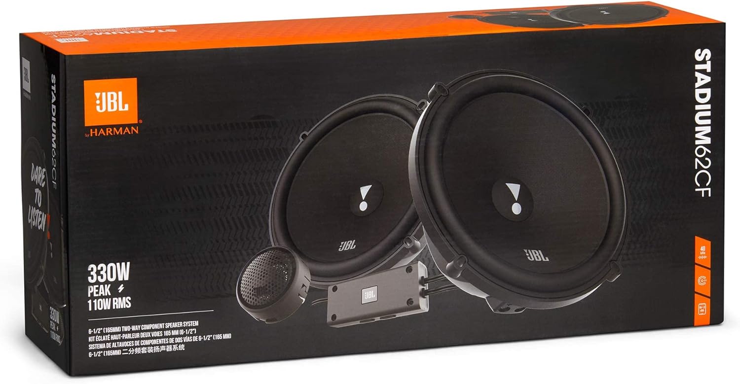 JBL 6 1/2 Step-up Car Audio Component Speaker System NO Grill