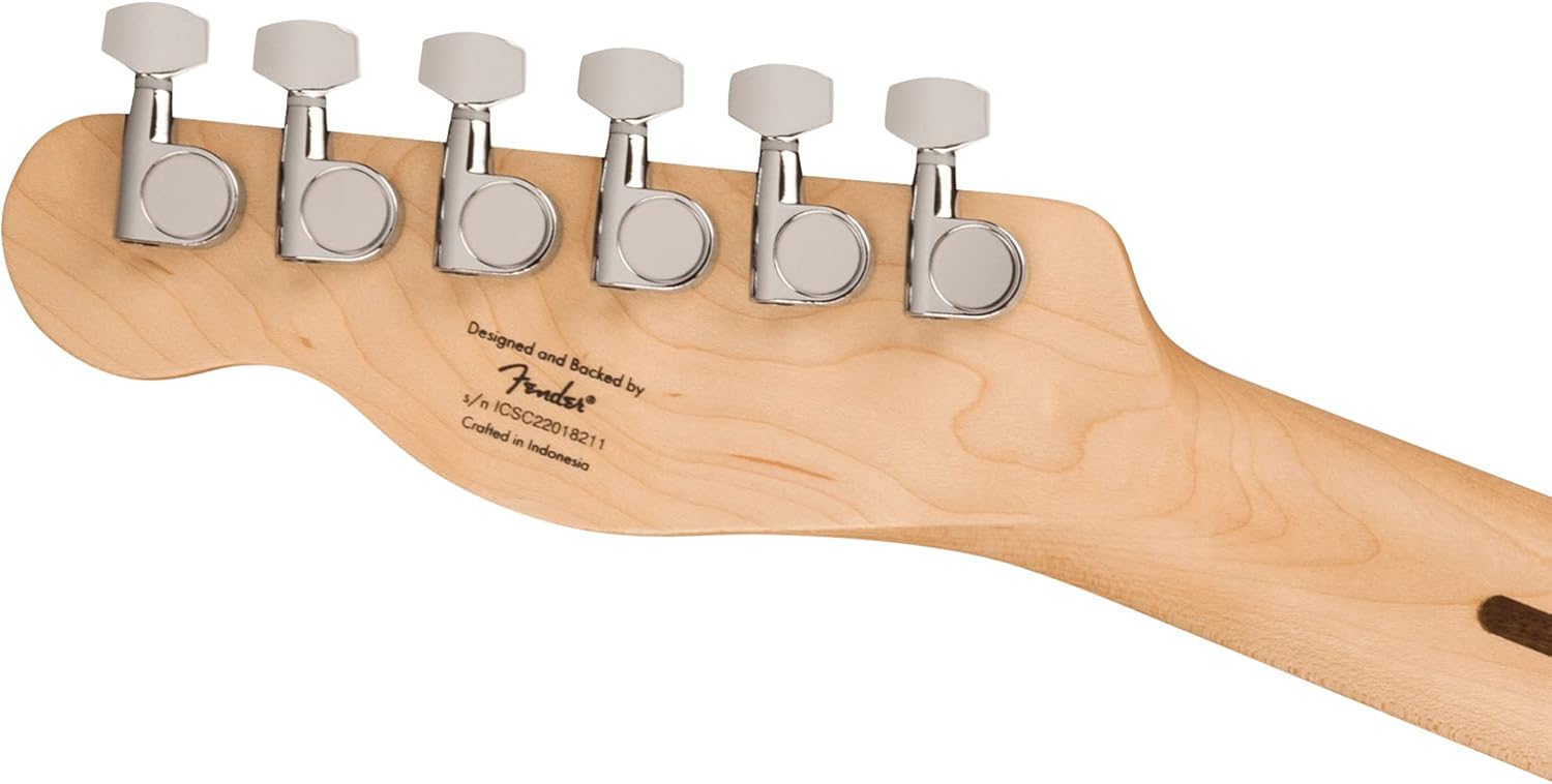 Fender Squier Sonic Telecaster - Butterscotch Blonde Bundle with Frontman 10G Amp, Tuner, Strap, Cable, Picks, and Austin Bazaar Guitar DVD