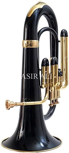 Euphonium Black + Brass Bb 3 valve | Collectible Gift, Perfect for Christmas & Holiday Gifting