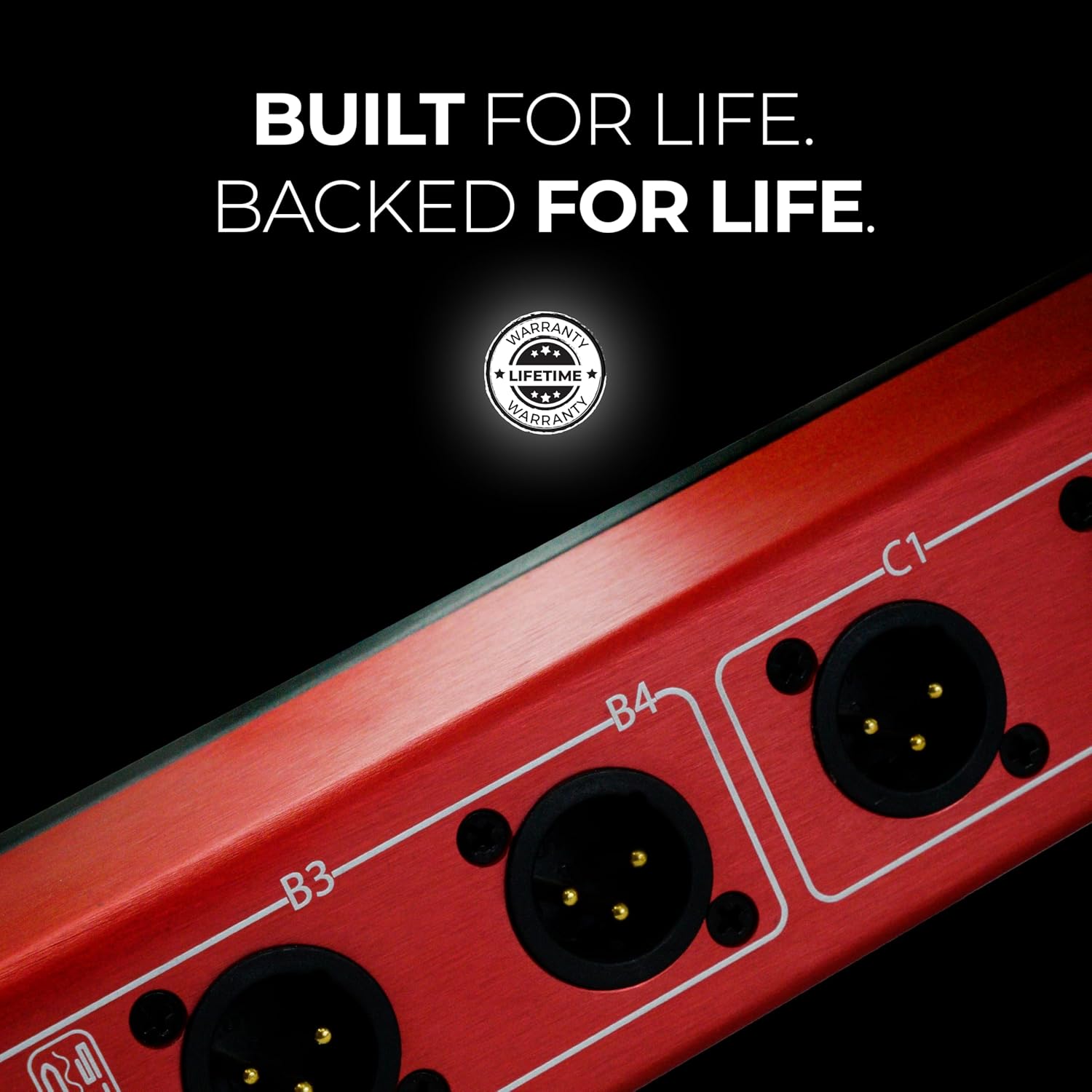 Sound Tools CAT Rack Male XLR Stage Box – 12-Channel Analog Audio Over Shielded CAT Cable – EtherCON & XLR Connectors – Modular Rackmount Splitter for Studio, Live Sound & Broadcast Use