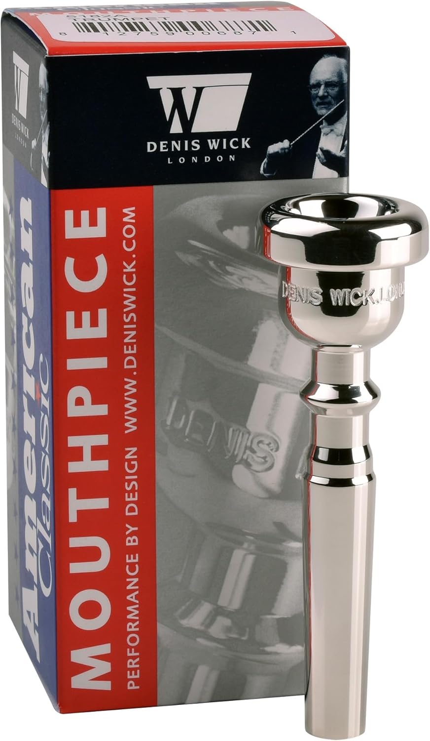 Denis Wick American Classic Trumpet Mouthpiece SIlver Plated -7C