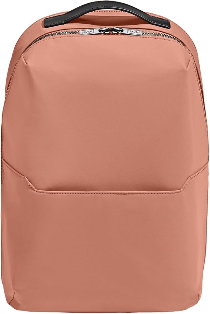 Away Everywhere Zip Backpack, Travel Backpack with Laptop Sleeve, Lightweight & Durable, Travel Essentials, Clay Pink