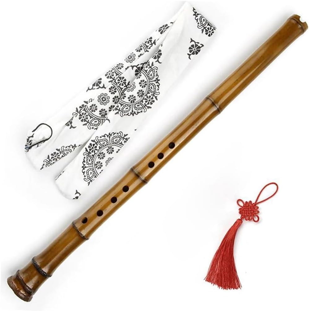 C Bamboo Flute F Key Eight Hole Woodwind Instrument Professional Performance Flute