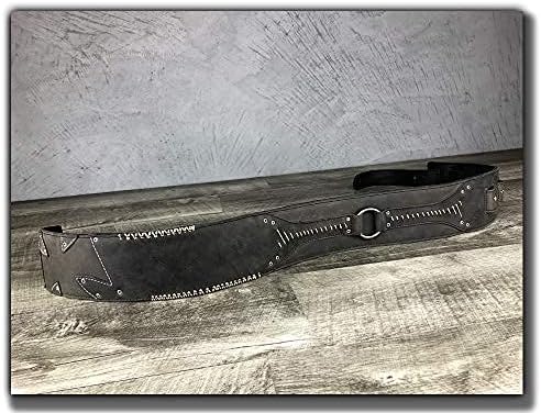 Anthology Gear Full Grain Leather Guitar Strap - For Electric and Bass Guitar No Quarter