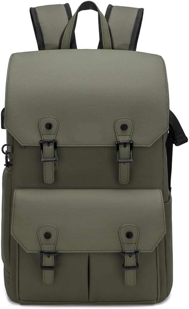 Waterproof Anti-Theft DSLR Camera Bag Large Capacity Dual-Shoulder Photography Backpack Outdoor Drone Bag(Green)