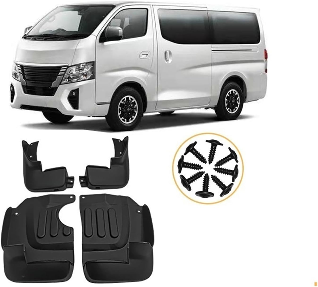 Mud Flaps Compatible for Nissan NV350 MudFlaps Front Rear Fender Car Accessories