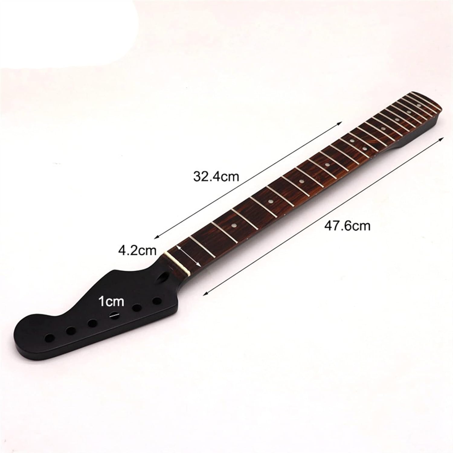 Canada Maple Full Black Electric Guitar Neck High Gloss 6 Strings Guitar Arm 22 Frets Electric Guitar Neck