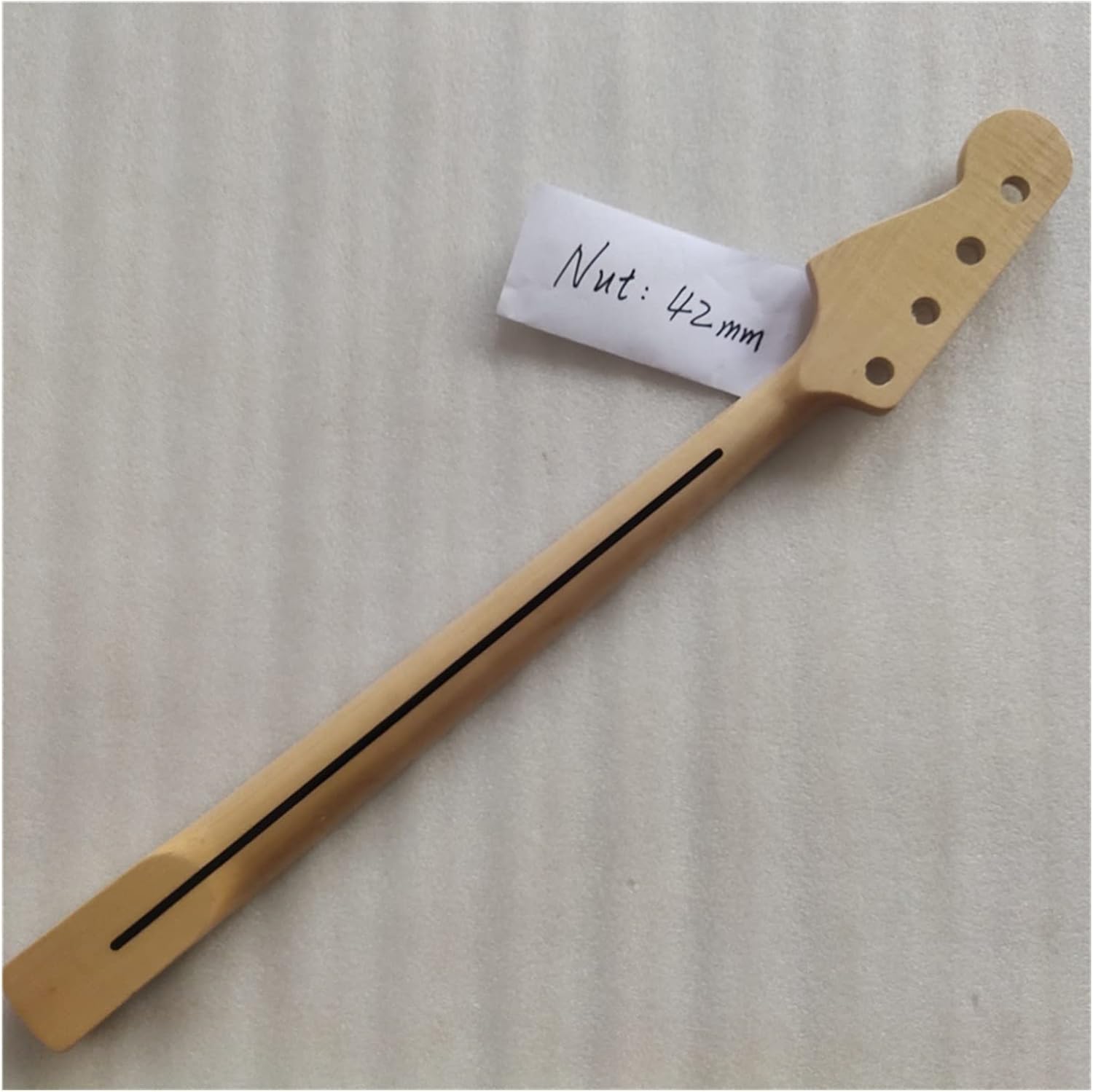 TSTS 4 String Maple 20 Frets P Bass Guitar Neck Replacement Maple Fingerboard 34 Inch Guitar ​Neck Replacement