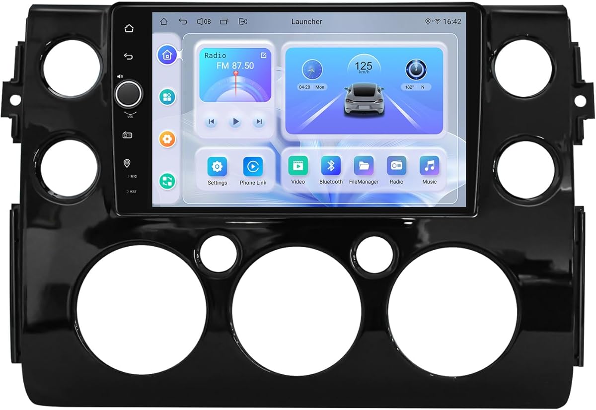 Joying Car Radio for Toyota FJ Cruiser 2007-2014 Android 13 Car Stereo 9 Inch Head Unit with Wireless Carplay & Android Auto, Mirror Link, GPS Navigation, Bluetooth 5.0(JY-TT188N8)