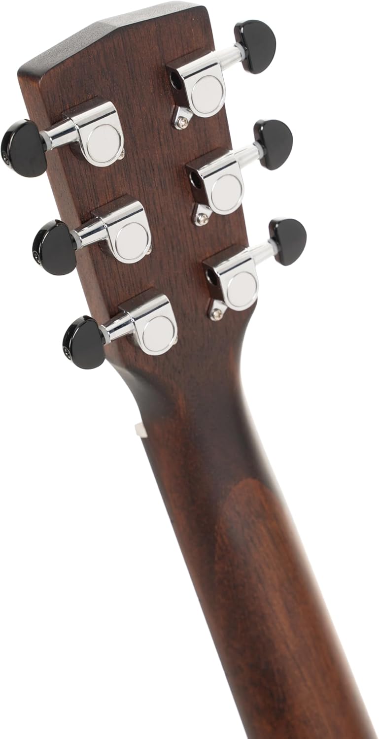 Cort EARTHGO-OPBB Earth Go HyVibe H2 Acoustic Electric Guitar Open Pore Brown Burst w/Bag