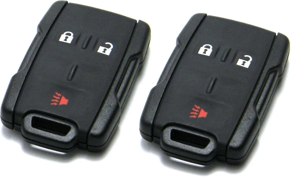 Pair of OEM GM Keyless Entry Remote Fobs (FCC ID: M3N-32337100 / P/N: 13577771)