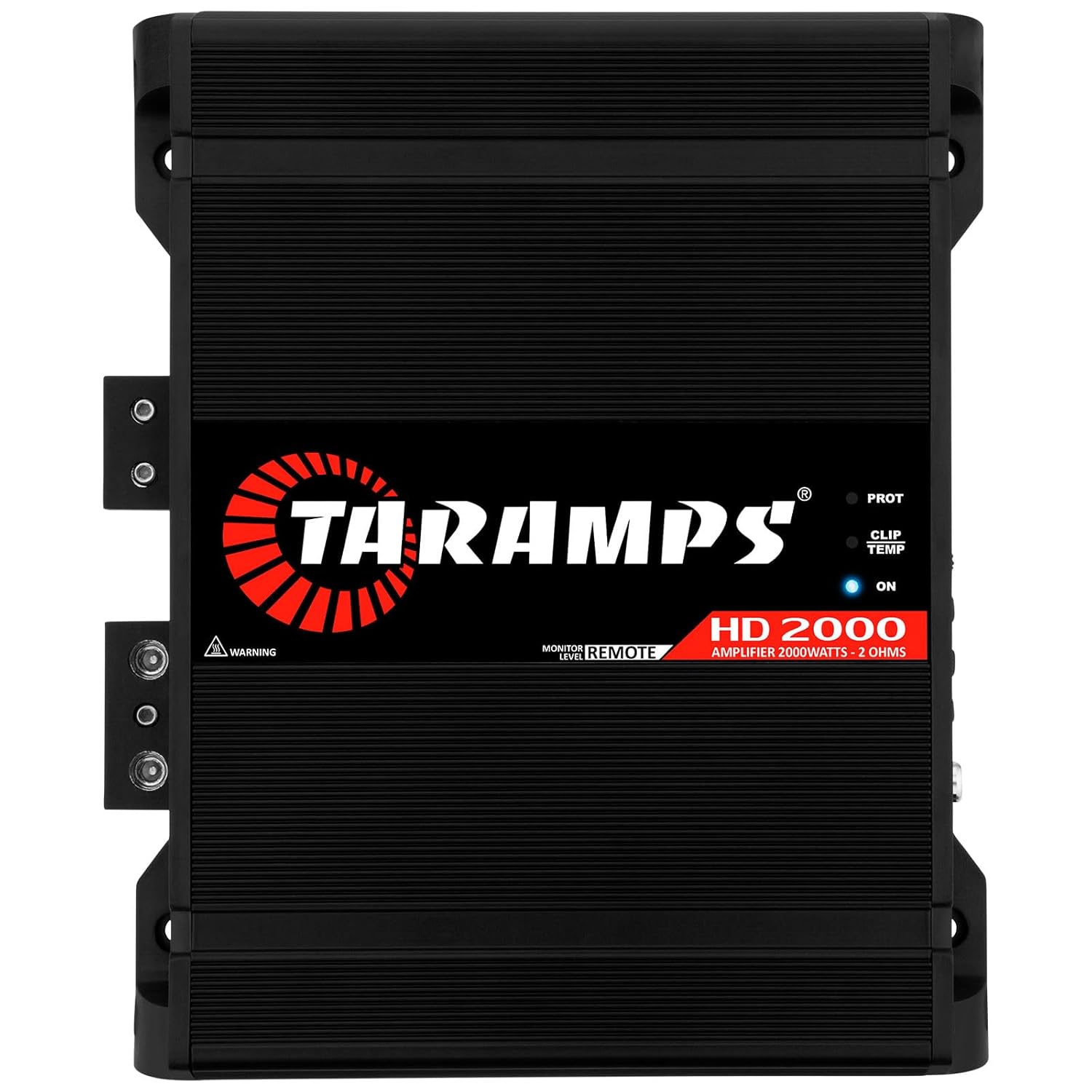 Taramps HD 2000 Black 2 Ohms 1 Channel 2000 Watts RMS MAX, Digital Amplifier Car Audio, Monoblock, LED Monitor Indicator, Class D, Crossover, 2k amp, Full Range, Sound Quality