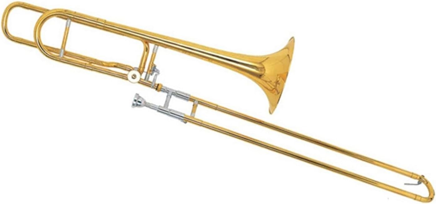 Professionals euphonium Popular Transposed Trombone B/F Flat Lacquer Gold Nickel-plated Brass