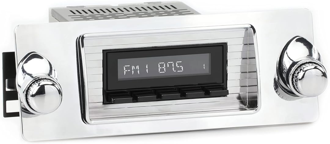 RetroRadio Compatible with 1947-53 Chevrolet Truck Features Include Bluetooth, AUX, AM/FM LAB-M1-101-253-06-76C