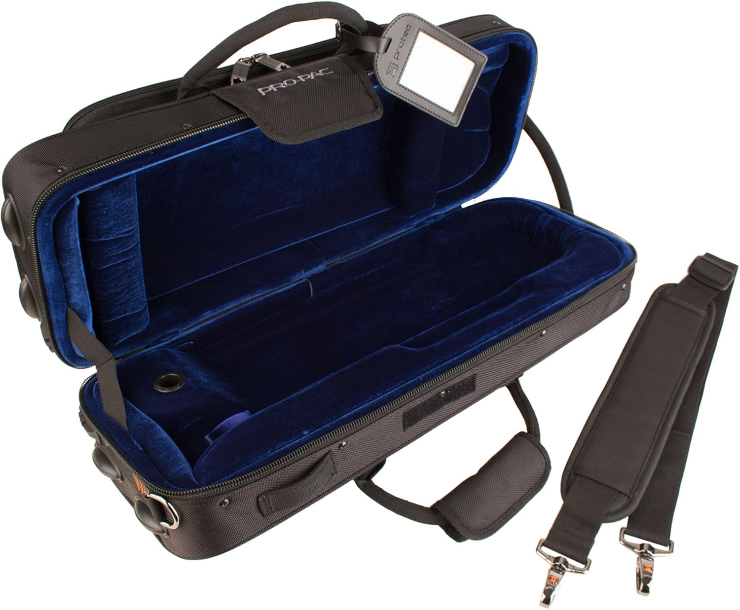 Protec Trumpet Contoured PRO PAC Case, Black, Model PB301CT
