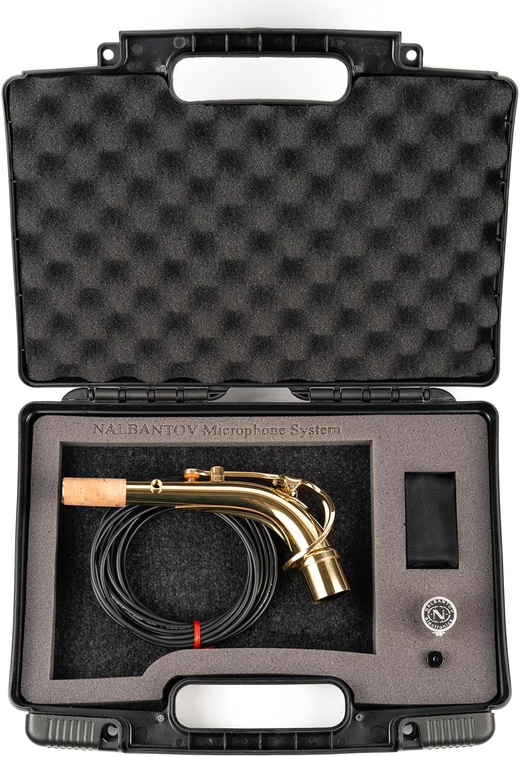 Alto Saxophone Microphone Nalbantov NCM 622 SA Set - Pickup System, Cable, Neck