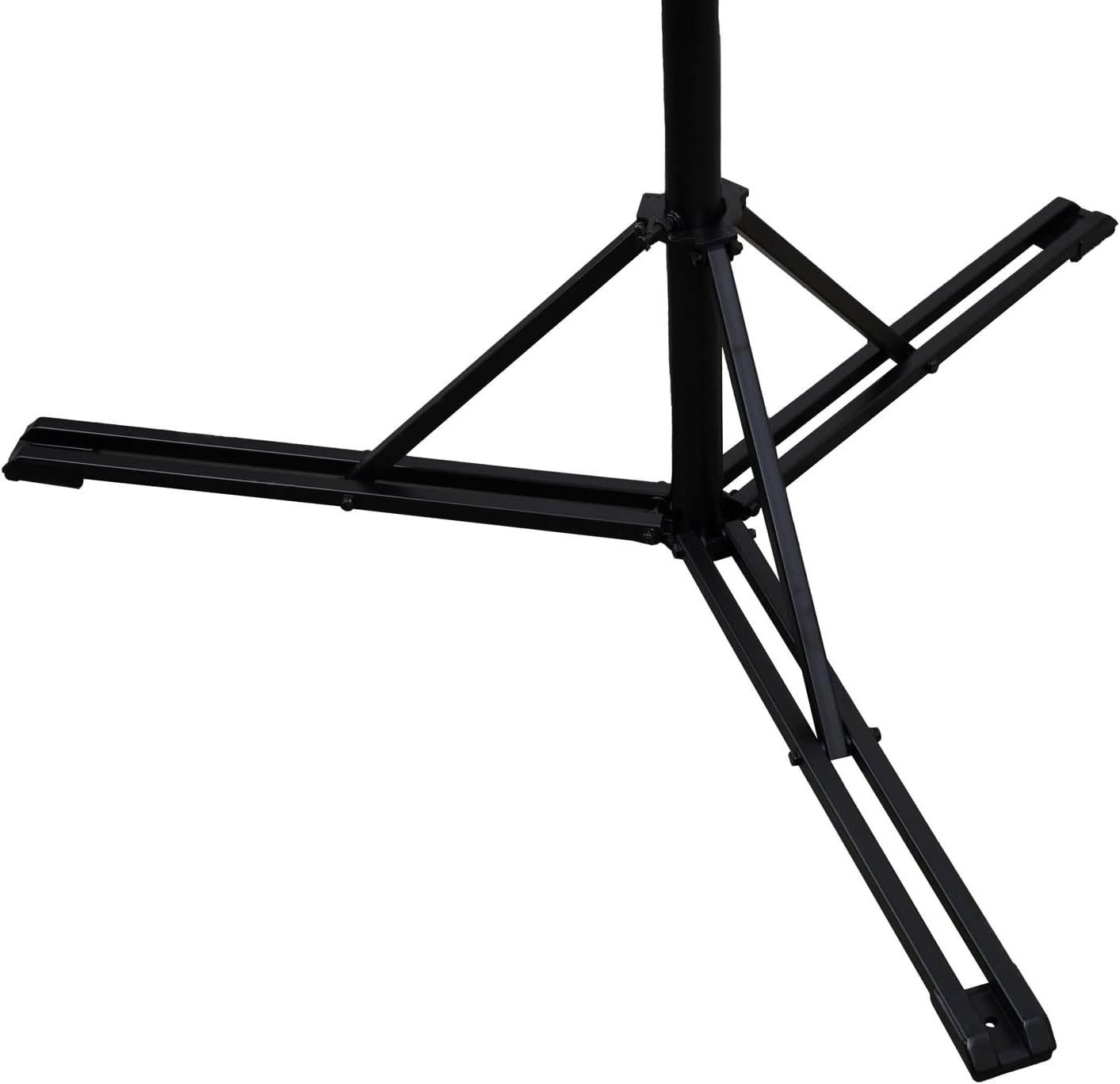 Rockville RLS6 140lb Lighting Speaker Stand, Flat-Base Stability, Detachable Tree Bar, Quick-Fold Portability, Perfect for DJs and Event Pros