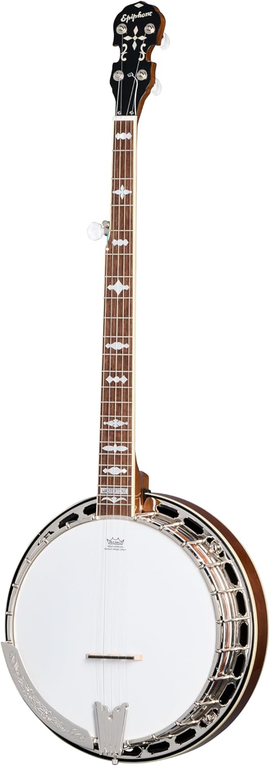 Epiphone Mastertone Classic Banjo, Natural with Hard Case