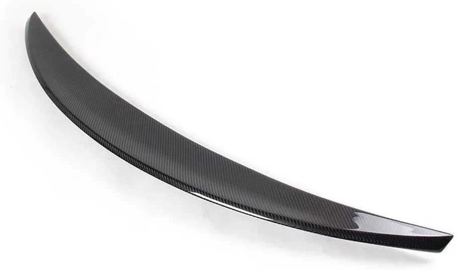 Carbon Fiber/FRP Car Racing Rear Trunk Spoiler Wing Compatible for Maserati GranTurismo Coupe 2012-2014 Car Rear Trunk Boot Wing Lip(Carbon Fiber)