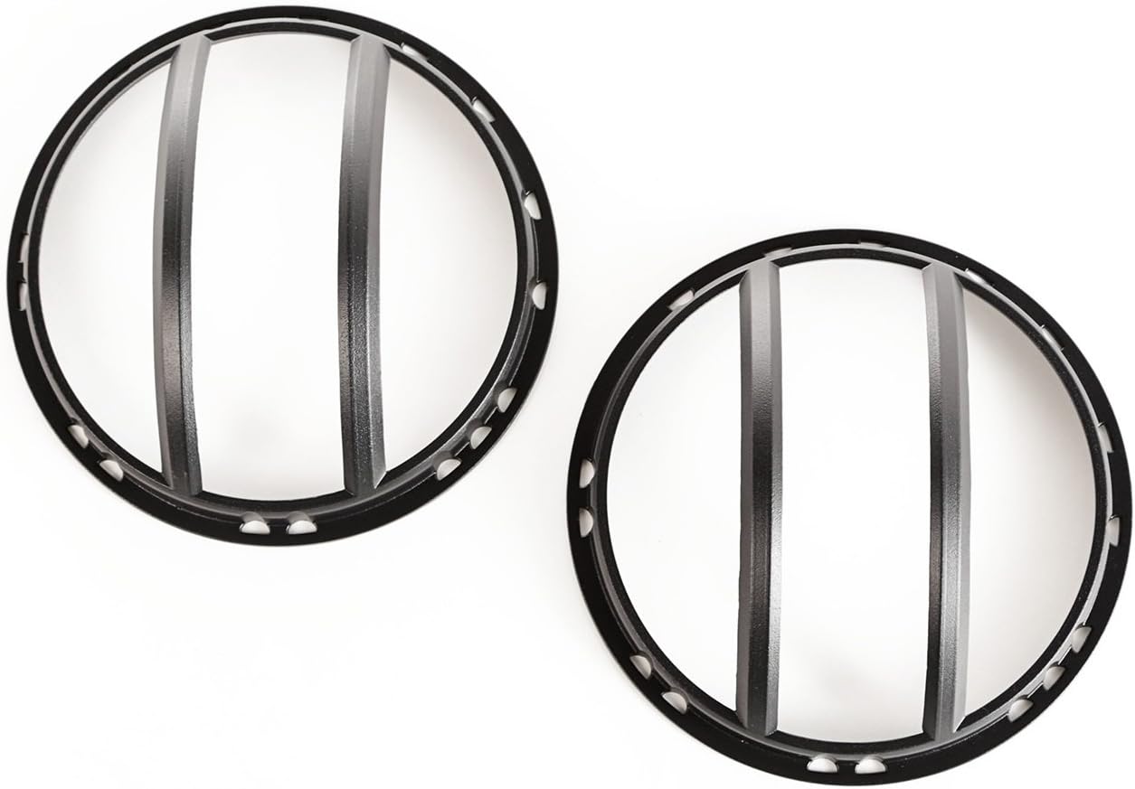 Rugged Ridge Headlight Elite Euro Guards for Jeep Wrangler JK/JKU | Pivotal | 11230.13 | Fits 2007-2018 Jeep Wrangler JK/JKU