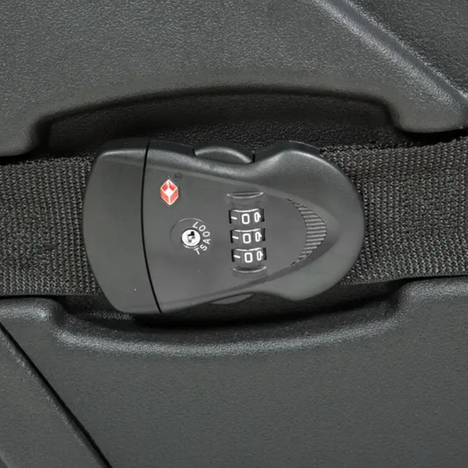 SKB ATA Roto Molded Electric Bass Guitar Hard Case with TSA Locking Latches, Wheels for Easy Transport and Ergonomic Handle, Black