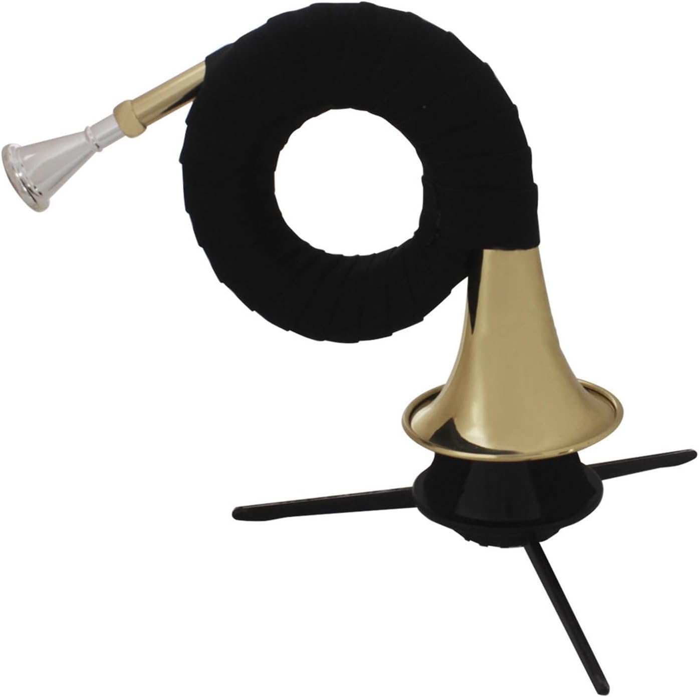 4 Key French Horn Professional Brass Wind Instrument Gold Mini Horn In Bb Key With Accessories(Set)